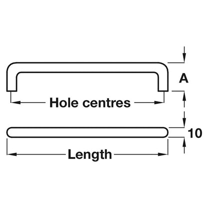 D HANDLE 96HC 106xD10x28 ST/PCP
