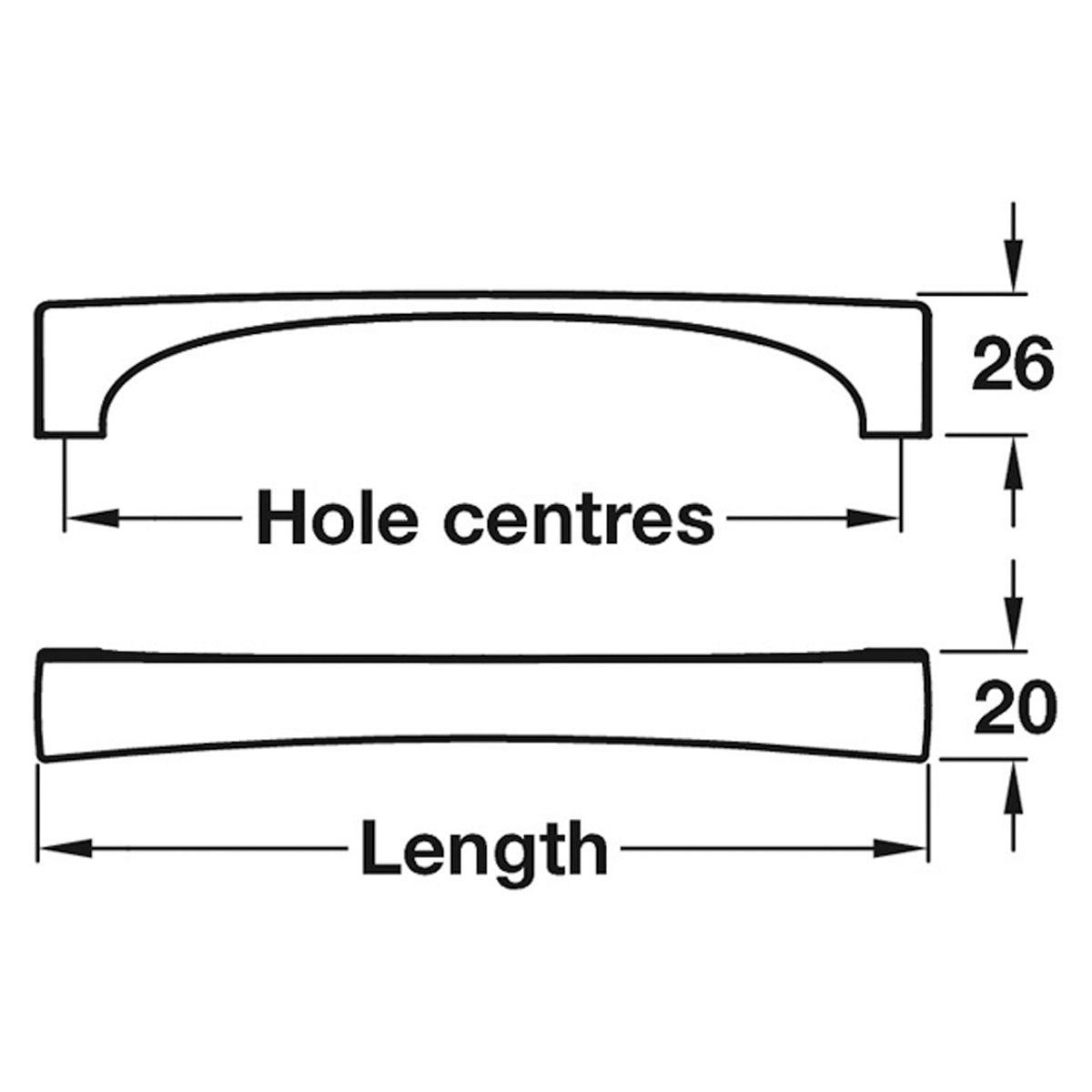 LAMA PULL HANDLE 160HC 170 ZA/GPH