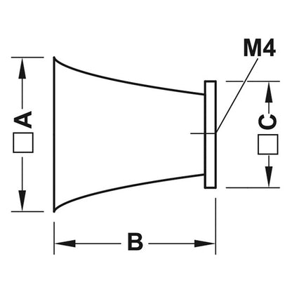 AUGUSTA KNOB 30x30x30 ZA/ACO