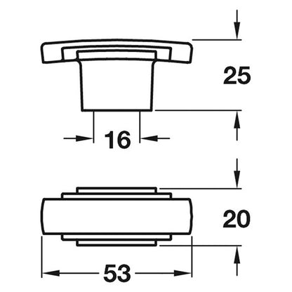 JAZZ PULL HANDLE 16HC ZA/PCP