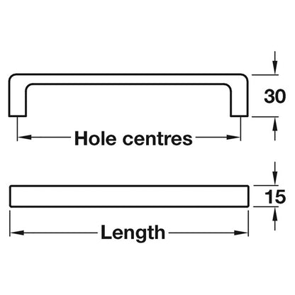 ENCANTO PULL HANDLE 160HC ZA/GPH