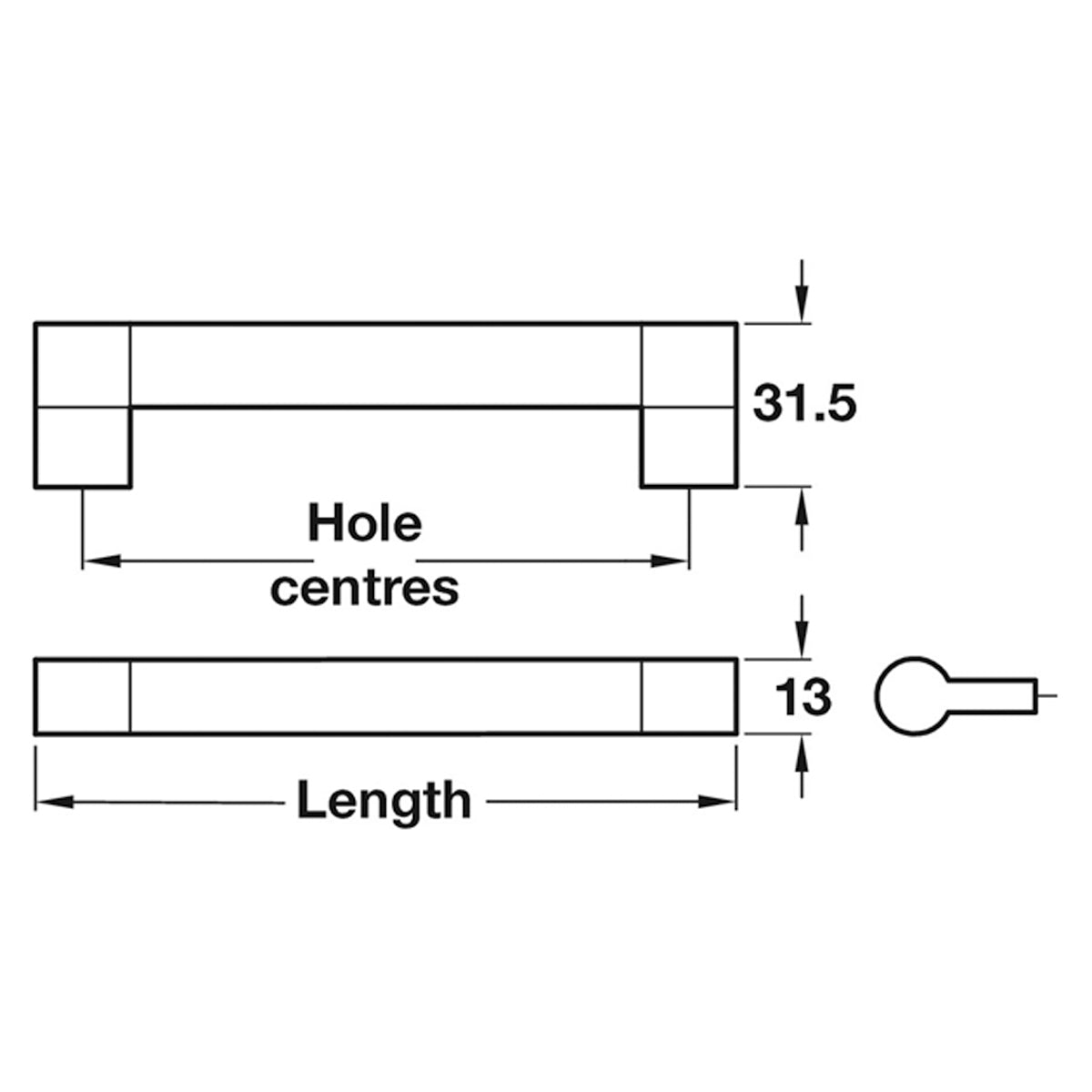 GIGI KEYHOLE BAR HND 192HC ZA/STST