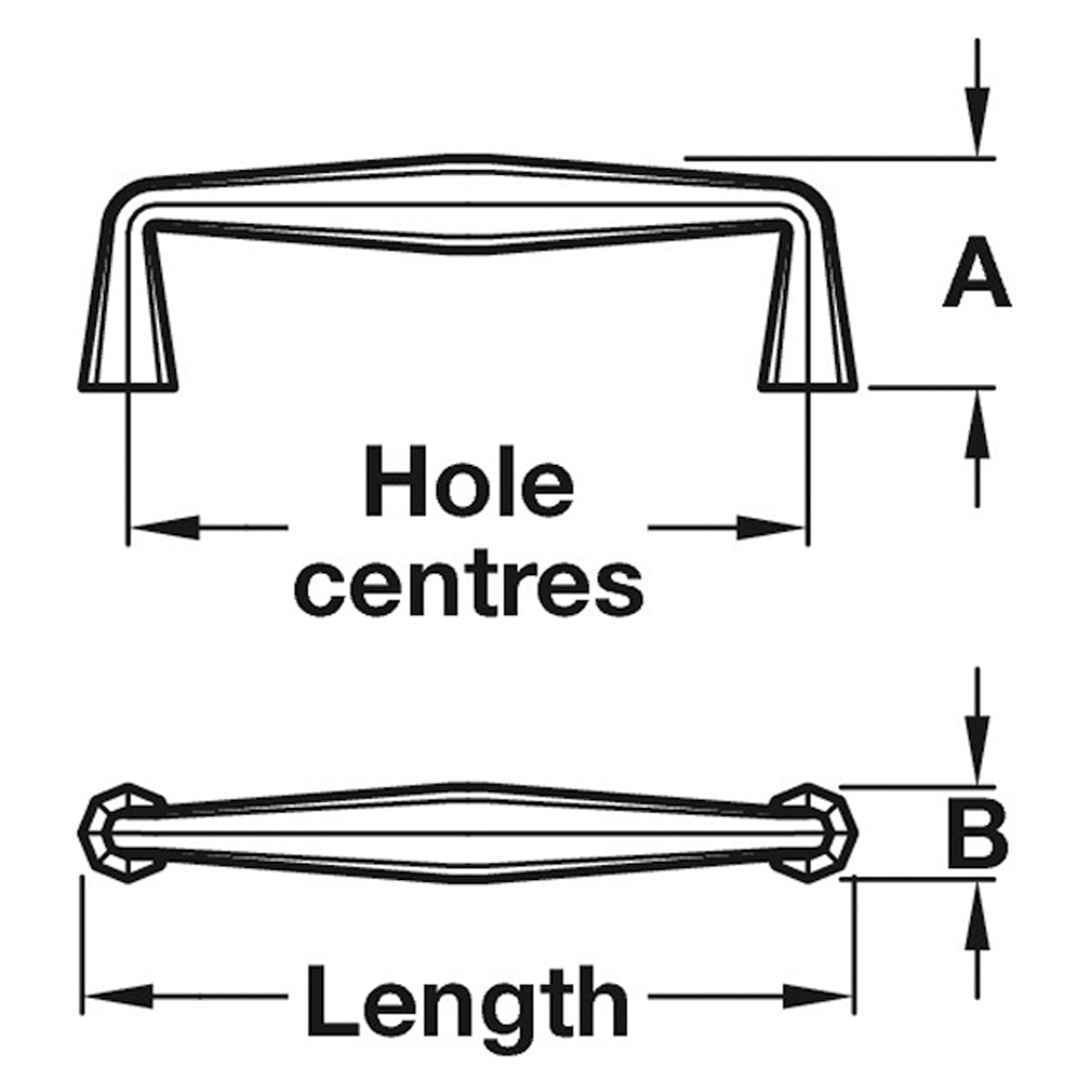 BURBRIDGE PULL HANDLE 192HC BRS/PNI