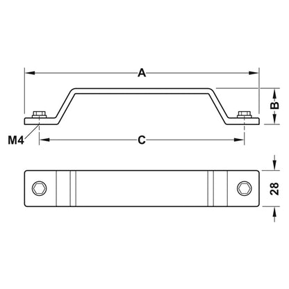 FACTORY D PULL HANDLE 160HC ZA/ABR
