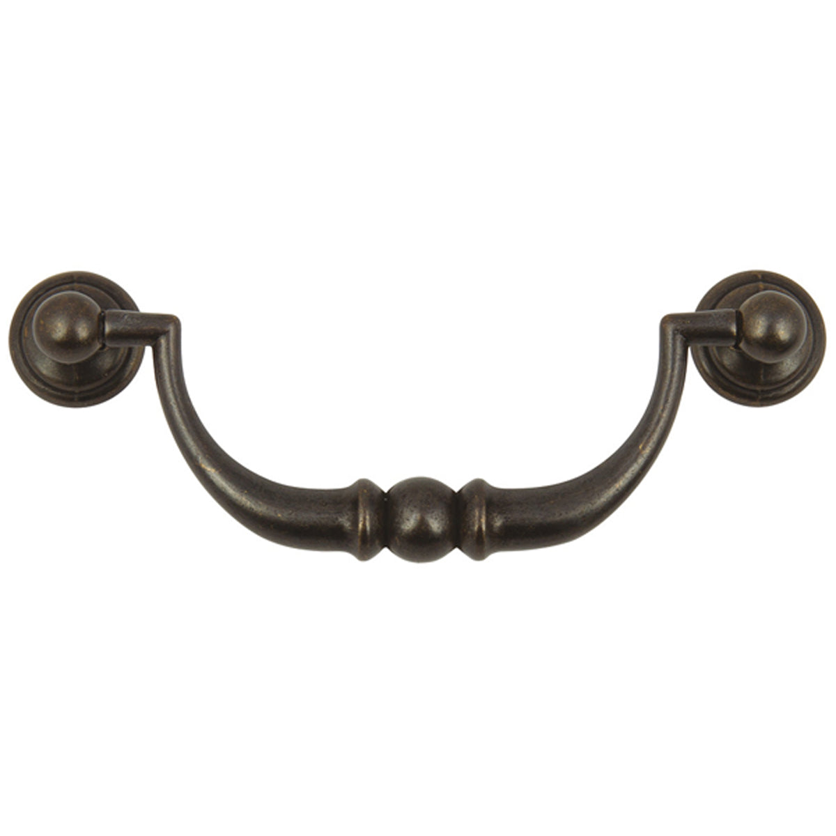 DROP HANDLE 96HC 166x42x18 BRS/ABR