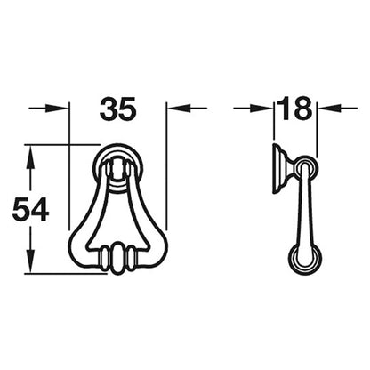 DROP PENDANT HANDLE 54x40x18 ZA/ABR