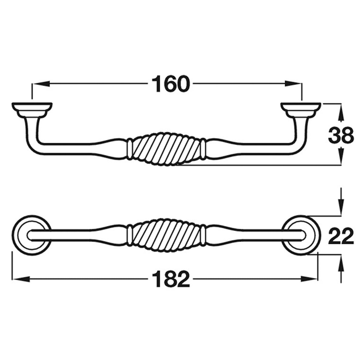 TWISTER D HANDLE 160HC ZA/APW