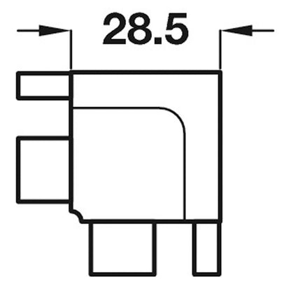 GOLA B+ PROFILE CONNECTOR 90deg COP