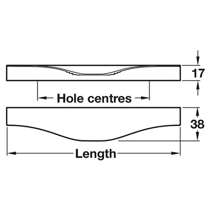 NOMA PROFILE HANDLE 256HC ALU/BAA