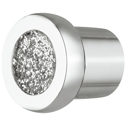 GLITTER RND KNOB D24x22 ZA/PC