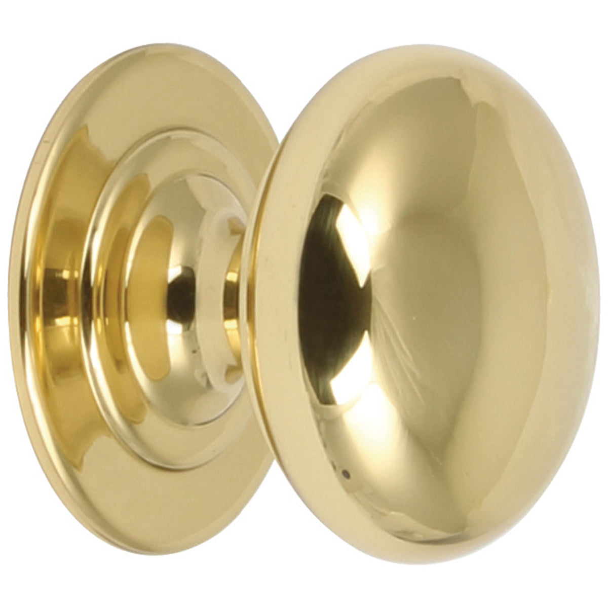 GROSVENOR KNOB D32x28 BRS/PBR
