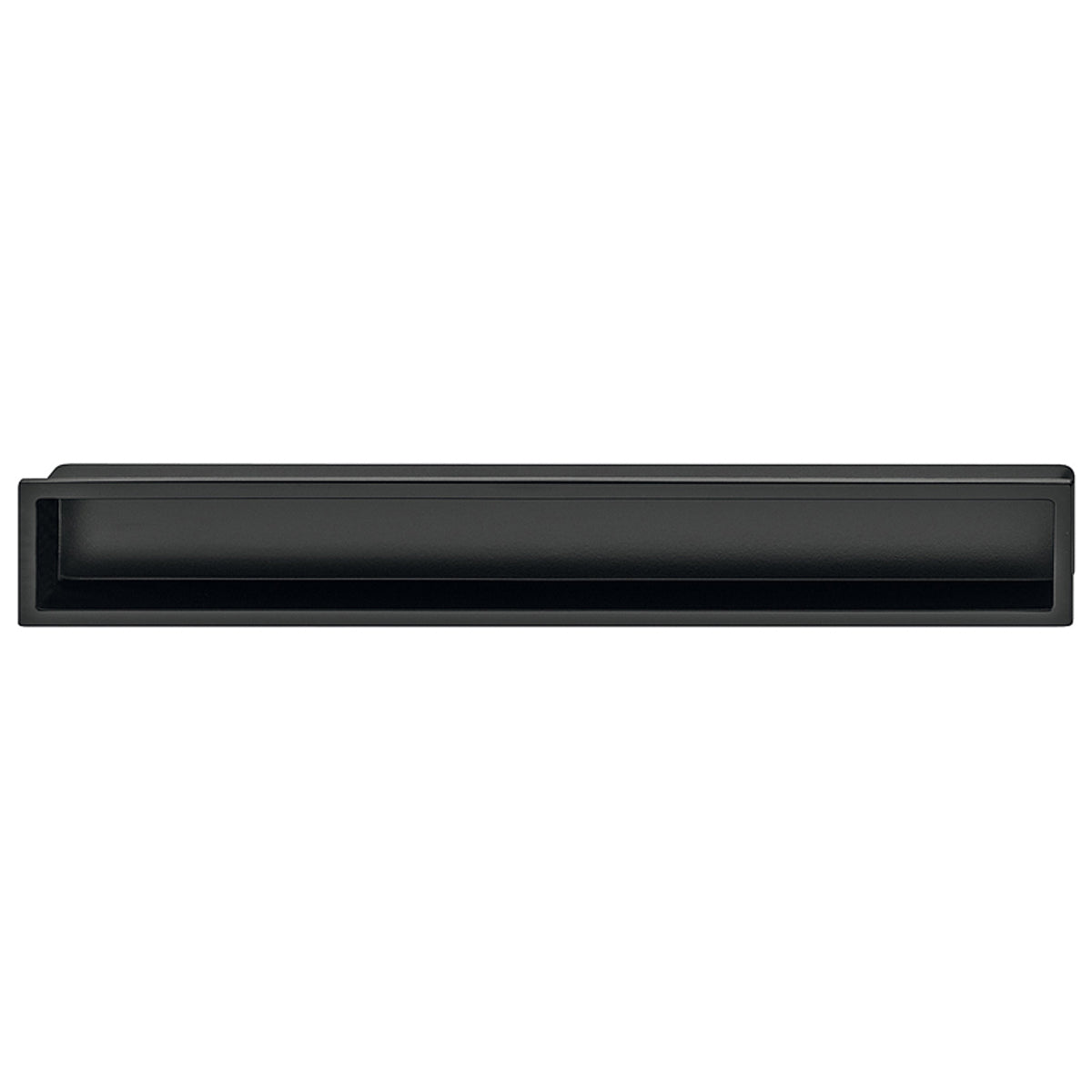 CUBIC INSET HANDLE 160x24x9 ZA/MBK by HAFELE UK LTD