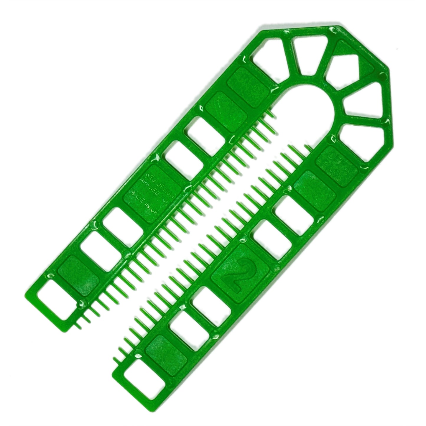 U-Shaped Shim Packers 101x43x2mm Green – Pack of 500