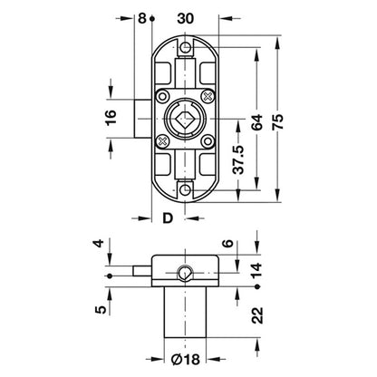 SY3K PICCOLO-NOVA LOCK BS15 RH NP