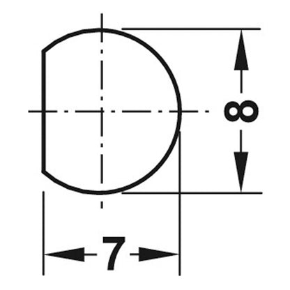 PROFILE ROD D8x2500 ST/PNP