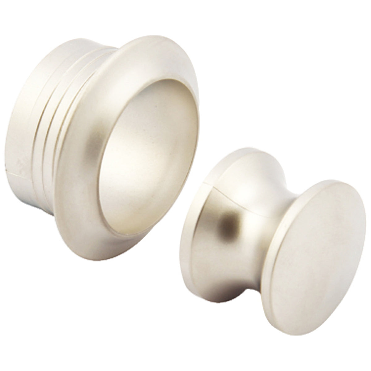 PUSHLOCK KNOB+ROSE 16 D34x17 WHI