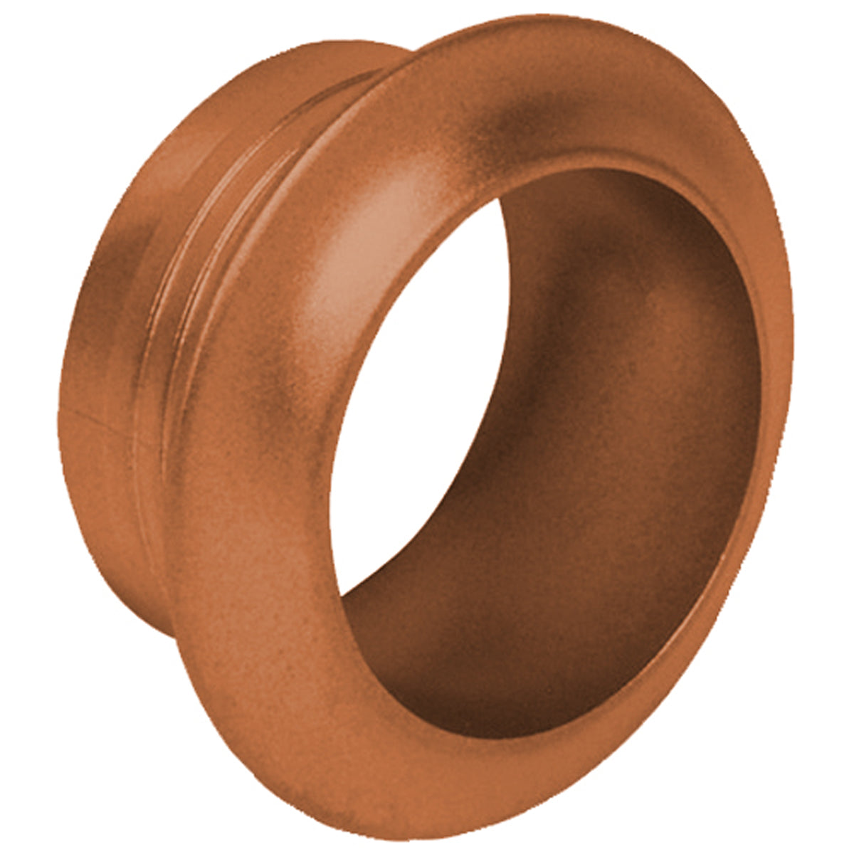 PUSH-LOCK ROSETTE D34x17 PL/BRN