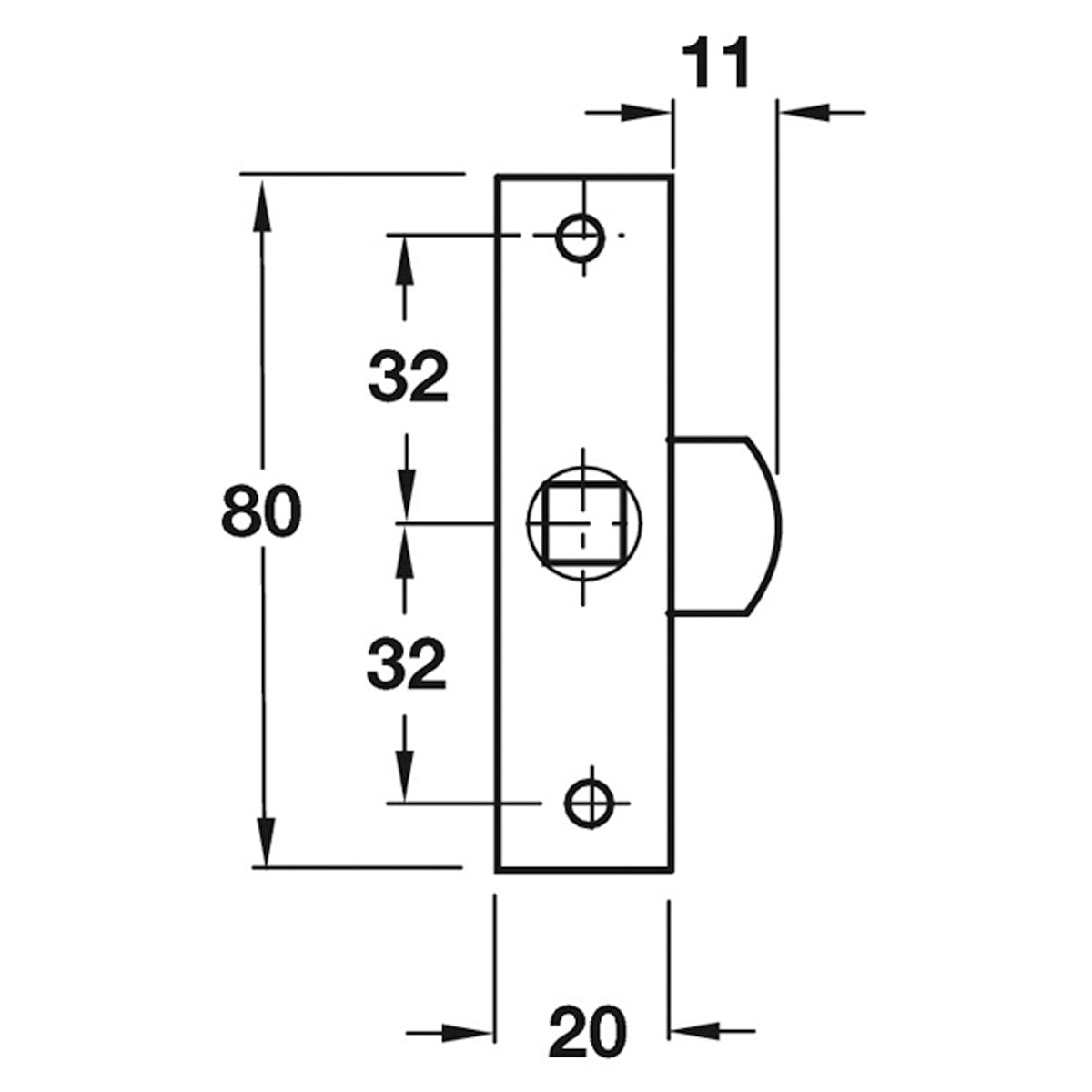 RIM BUDGET LOCK 20x80 ST/ZP