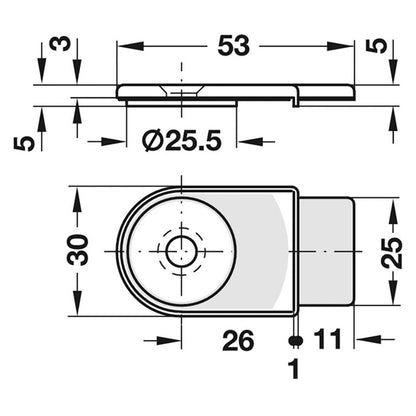 GL DOOR COUNTERPIECE ZA/PNP