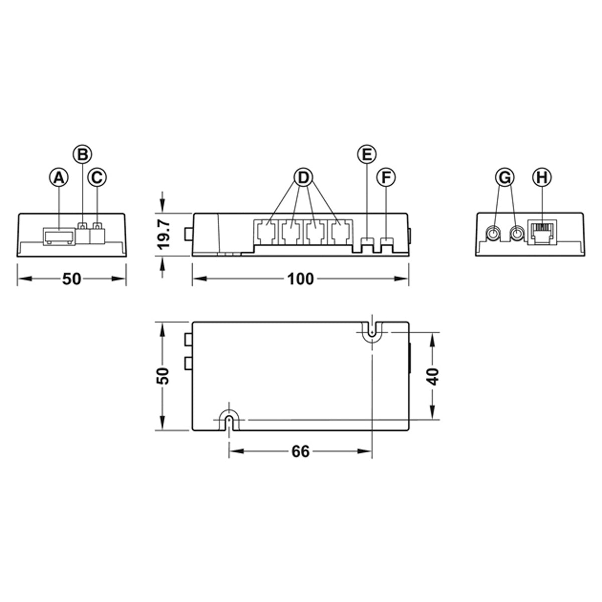 DIALOCK FT200 FURN TERMINAL EFL CAP