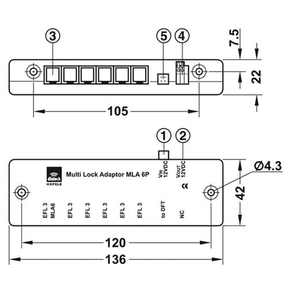 DIALOCK MLA6 MULTILOCKING ADAPTER