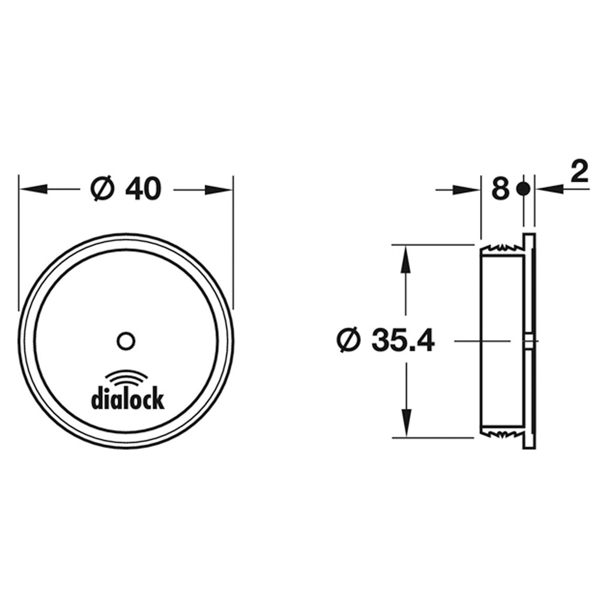 DIALOCK DFANT2 EXT ANTENNA 1000