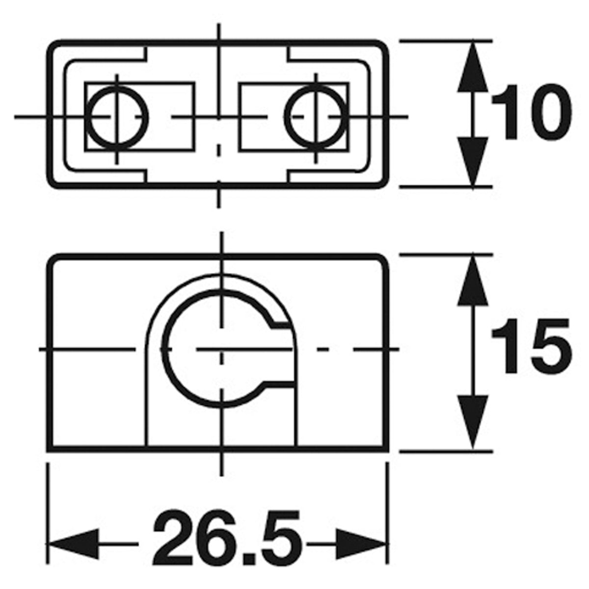 LOCK ROD GUIDE SCREW D6 ZA/NP