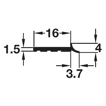 PLINTH SEAL 16 2500 TRN