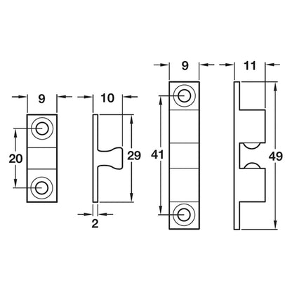 TWIN BALL CATCH HD 49 BRS/BRI