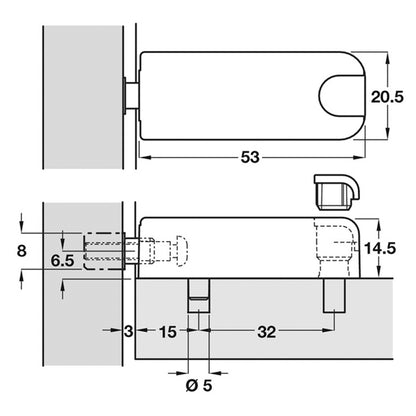 PUSH CATCH SET 53x20.5x14.5 PL/GRY