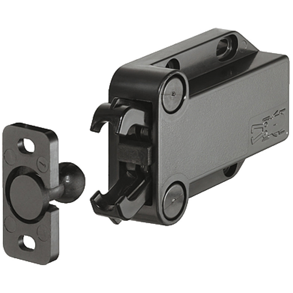 NON-MAGNET PRESSURE CATCH 4KG PL/BK