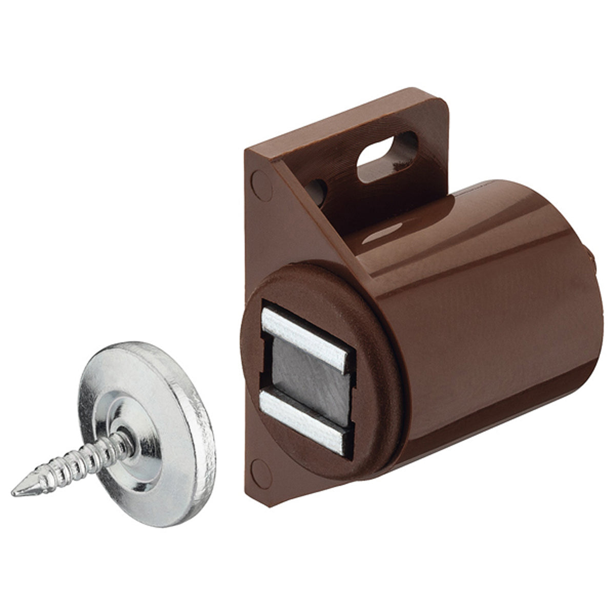 MAGNETIC CATCH SCR 3.0KG BRN by HAFELE UK LTD