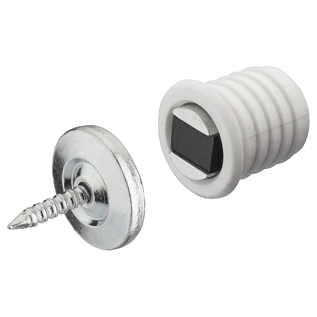 MAGNETIC CATCH MORTICE 1.4KG WHI