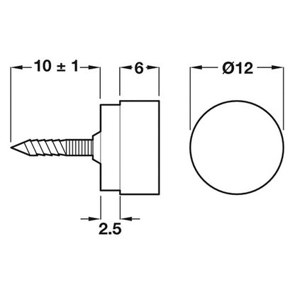 MAG CATCH 2KG D12 NI (SET OF 5PRS)