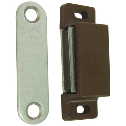 MAGNETIC CATCH+PLATE 46x17x13 BRN