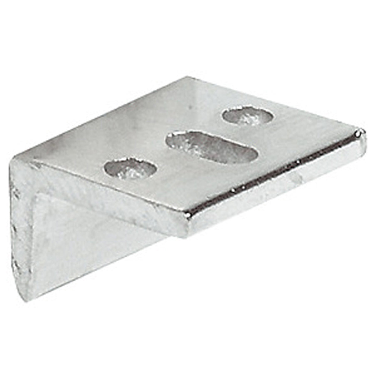 ANGLED STRIKING PLATE 18x9 ST/NP