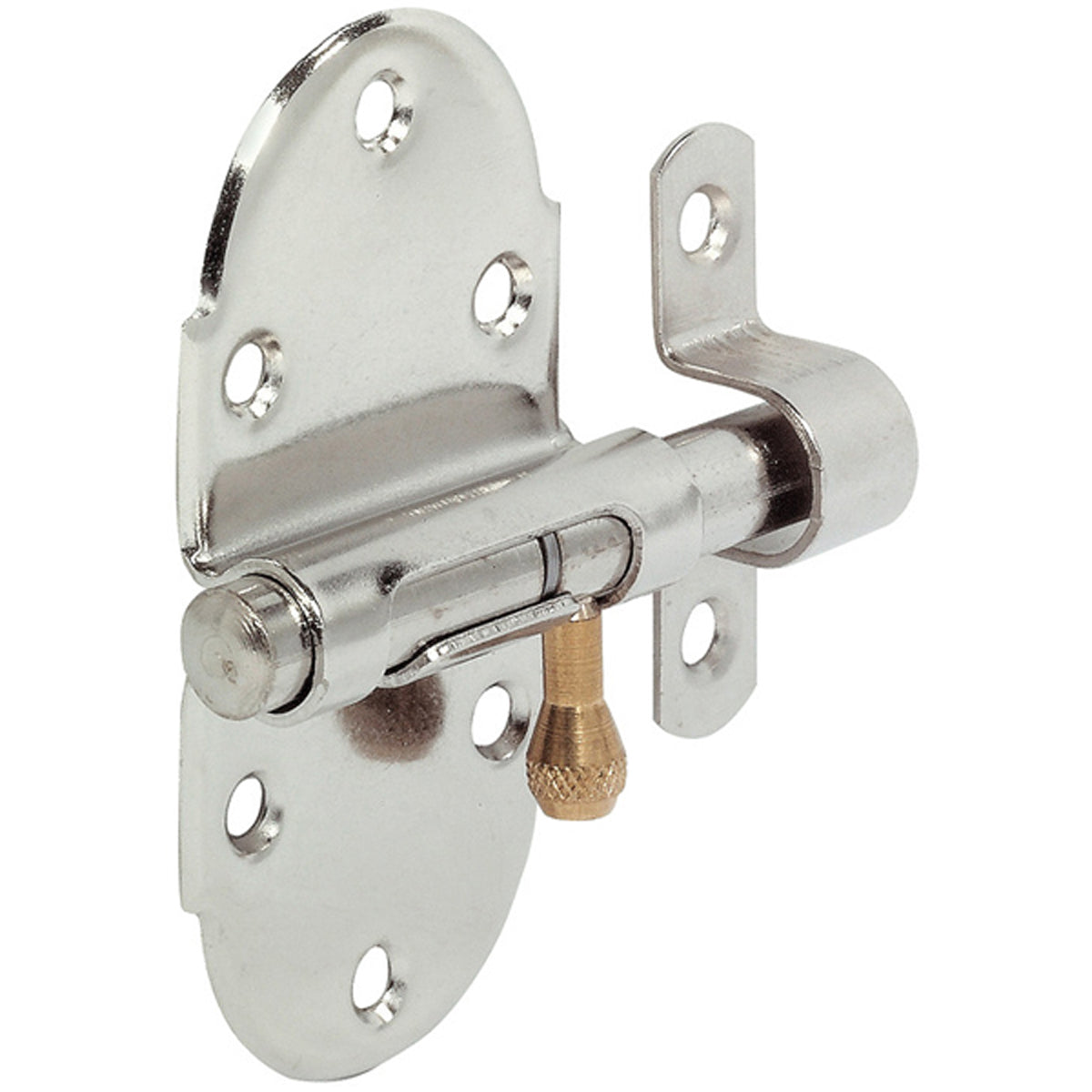 DISCONTINUED TOWER BOLT+KEEP 45x87x18 ST/PNP by HAFELE UK LTD