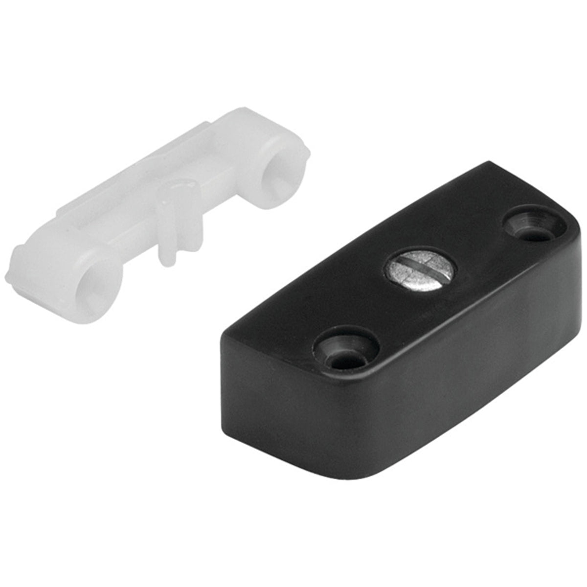 KNOCK DOWN FITTING 47x20 WHI BX50 by HAFELE UK LTD