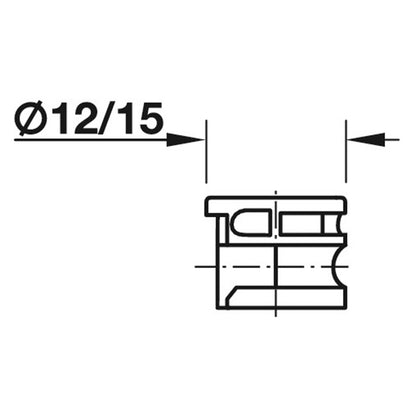 MINIFIX 12 HOUSING -RIM 9.5 BRI x100