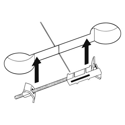 EASIBOLT HOLDER 55x18x16 PL/BLK
