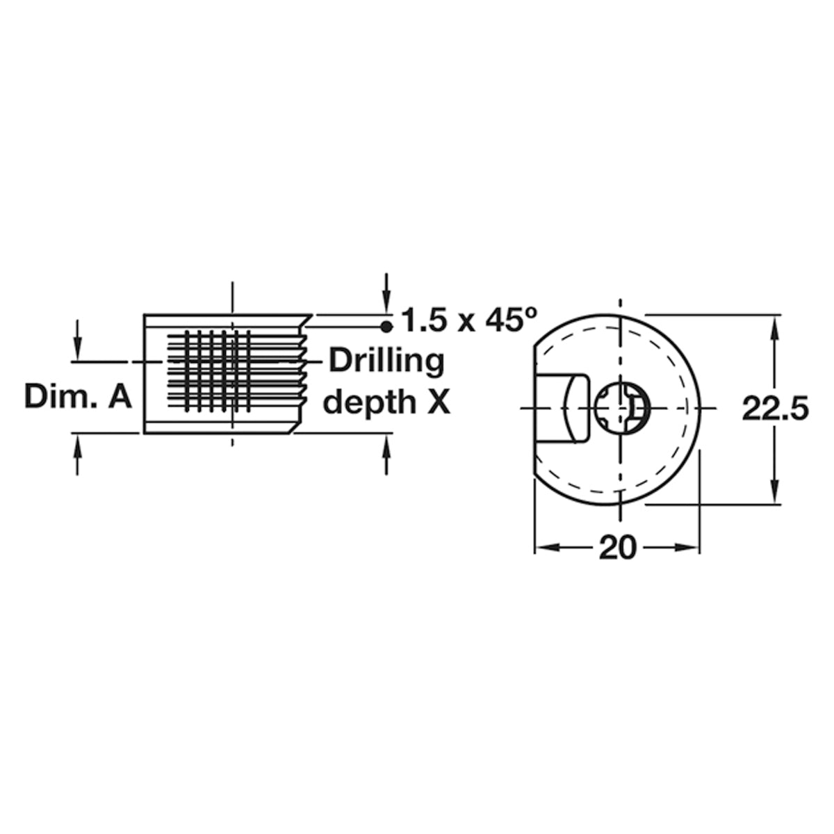 RAFIX-20 FHS -RDG D22x9.5 BEI x100