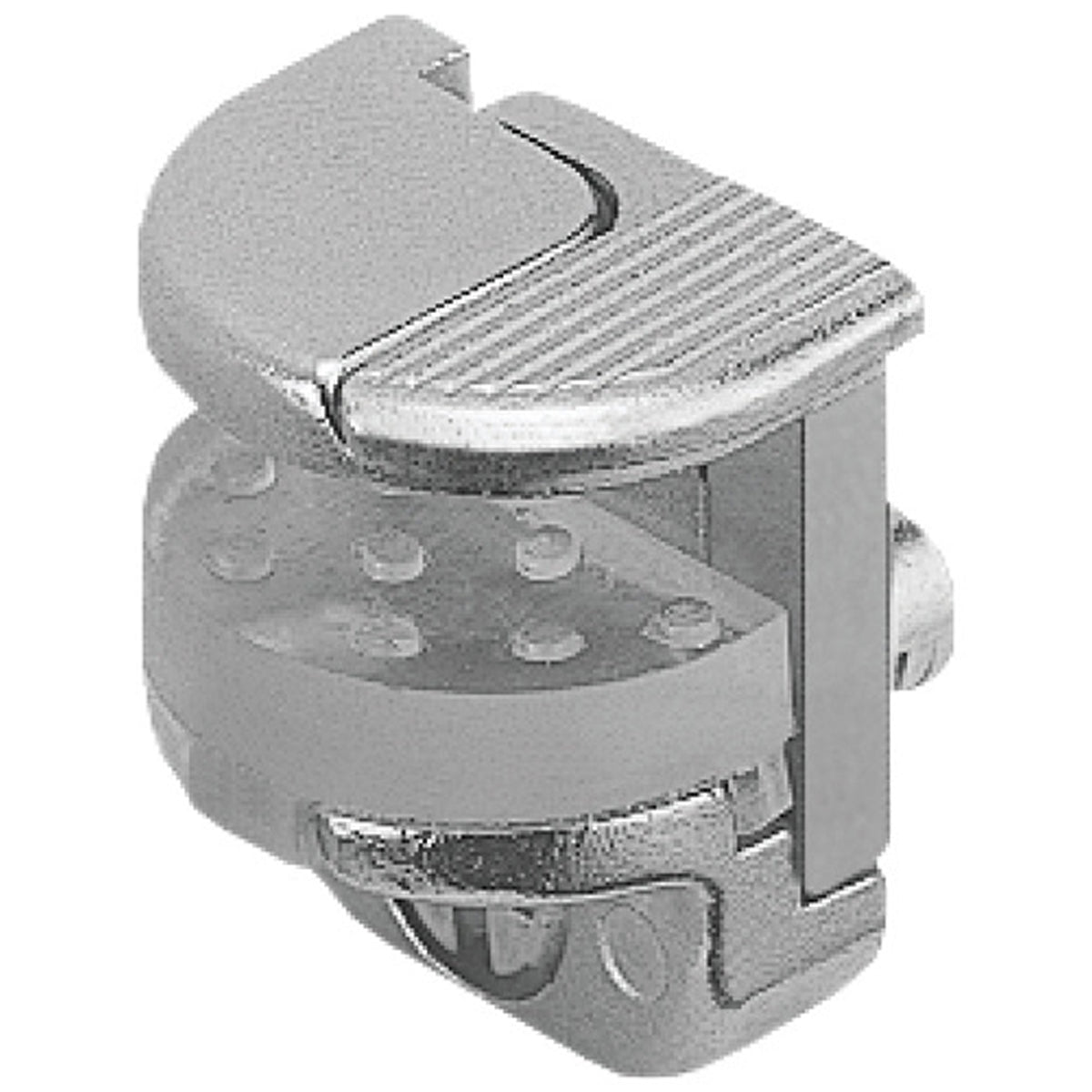 GLASS SHELF SUPPORT PLUG 6-10 NP BX10