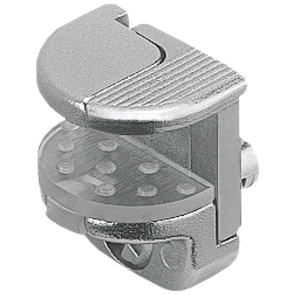 GLASS SHELF SUPPORT PLUG 8-12 PNP BX10
