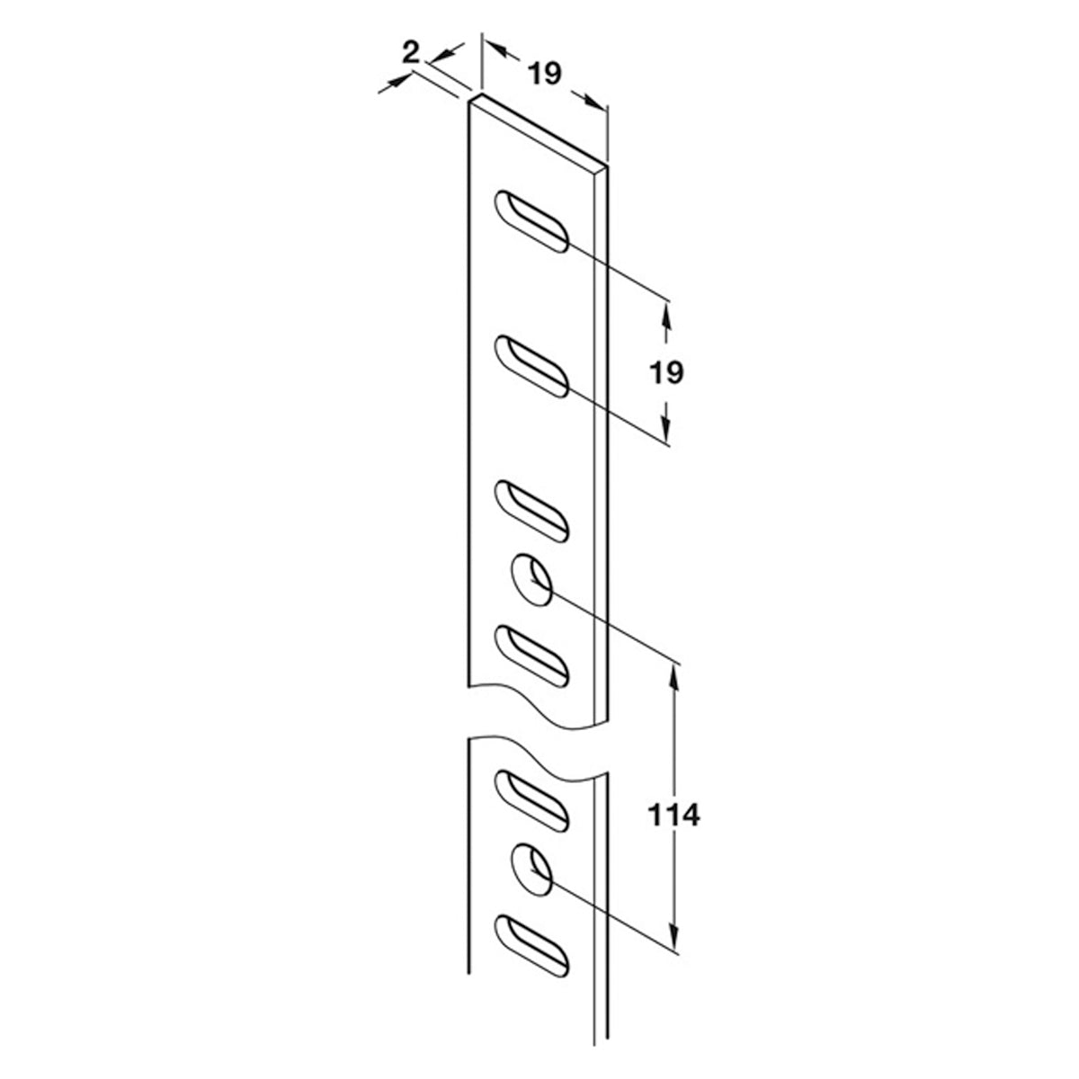 FLAT BOOKCASE STRIP 1829 ST/EBR