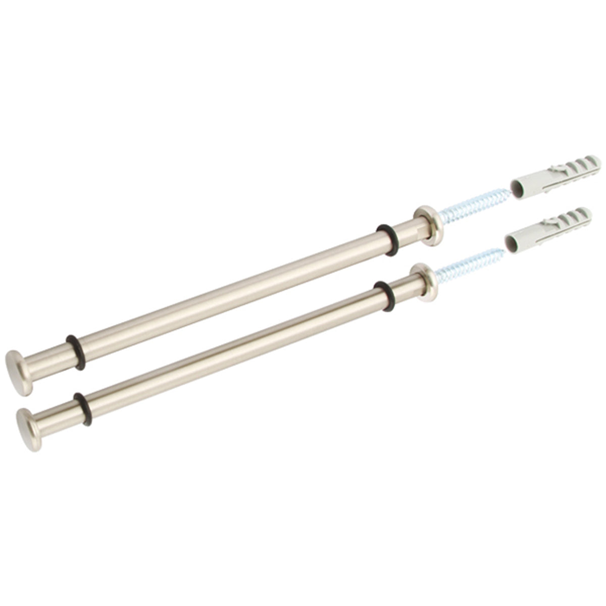 GLASS SHELF SUPP SET 10KG D12x220