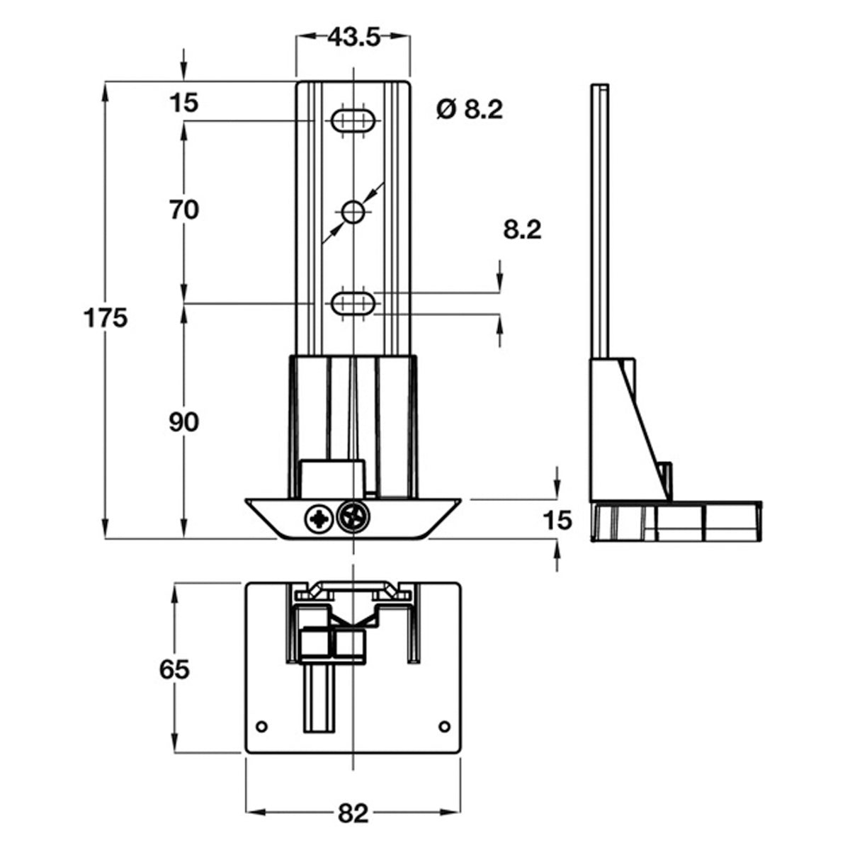 ATLAS CAB LOW SUPPORT FITTING 32