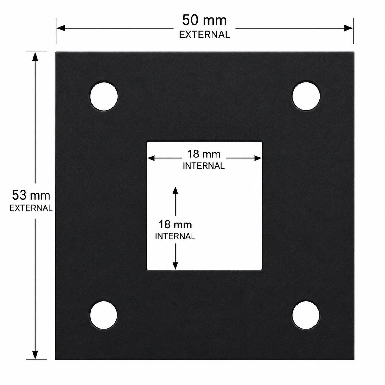 MONKEY TAIL BOLT RECIEVER PLATE 16