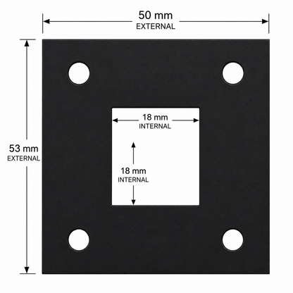 MONKEY TAIL BOLT RECIEVER PLATE 16