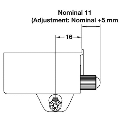 SOFT CLOSE FOR 110deg HINGE FULL GRY