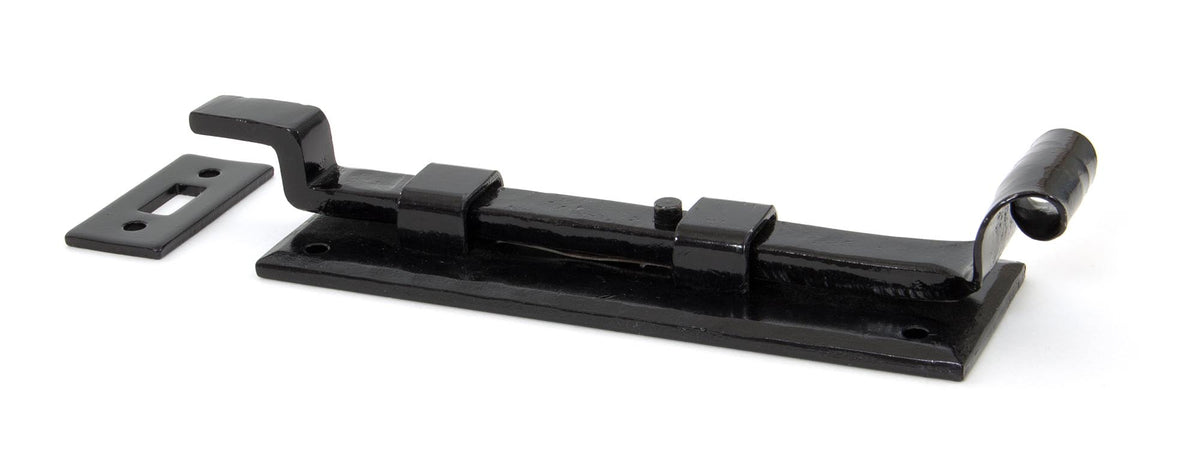 FISHTAIL BOLT CRANKED 158x52x40 BLK - 33016 by MARCHES (ANVIL) ARCHITECTURAL HARDWARE
